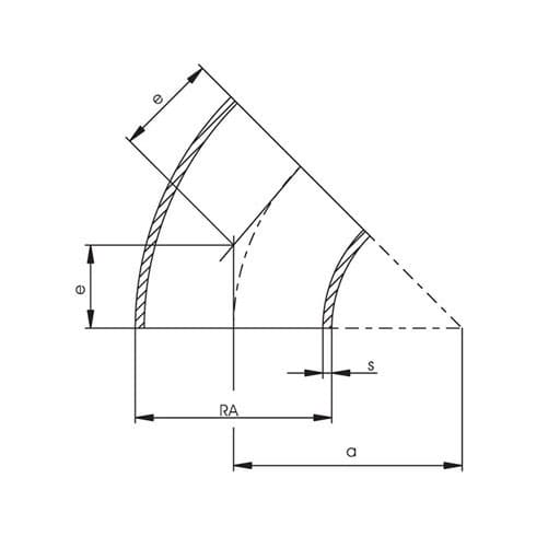 30-degree-pipe-elbow-dimensions