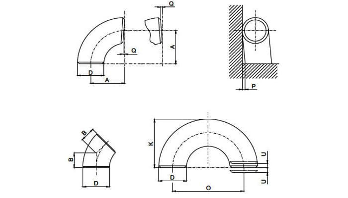 stainless-steel-elbow-dimensions