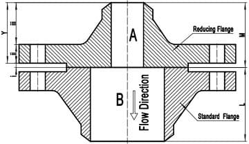 reducing-weld-neck-flange-dimensions