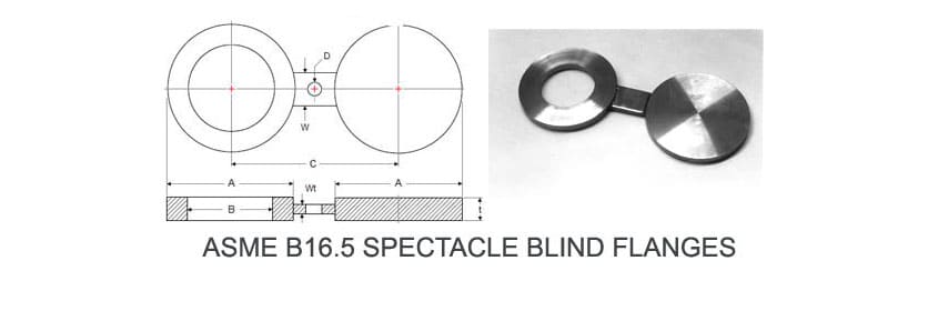 asme-16-48-spectacle-blind-flange-dimensions
