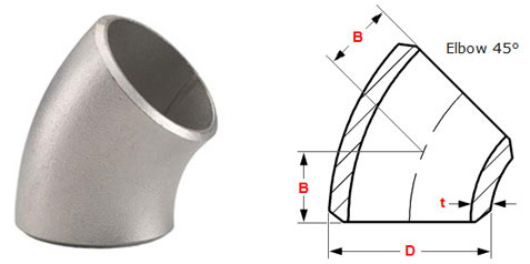 45-degree-long-radius-elbow-dimensions