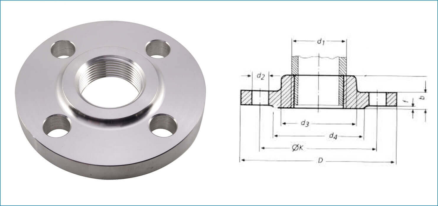 threaded-flange